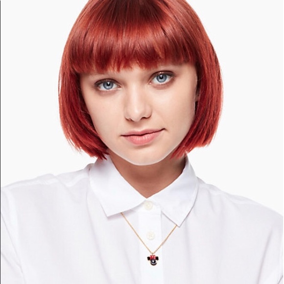 NEW Kate Spade NY + Disney Minnie Mouse Necklace - Picture 3 of 9